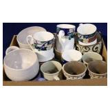 Box lot of coffee mugs