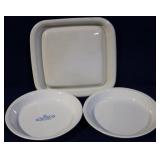 3pc Corning ware dishes