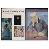 Group of art books