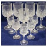 10 pc set of stemware