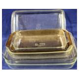 Lot of pyrex baking dishes