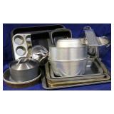 Group of Kitchen Cooking ware
