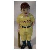 Cast iron Slugger figure