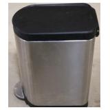 Stainless steel trash can