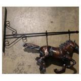 Copper horse shingle