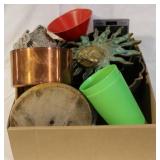 Box lot of assorted items