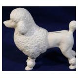 cast iron poodle bank