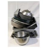 group of assorted pots and pans