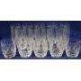 14 pc set of matching glasses