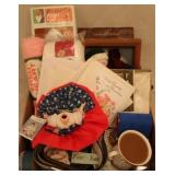Tray lot of assorted items