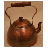 Antique Copper Teapot