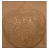 Glass Strawberry Serving Bowl