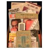 Tray lot of assorted Books, ETC.