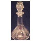 Vintage Glass 9" Decanter