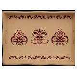 Hand Painted Wood Serving Tray
