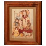 Pat Lang Dolls Framed Print
