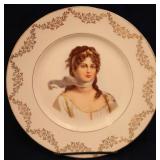 Antique Ramona Portrait Plate