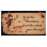 Christmas Wood sign