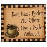 Coffee Wood Sign