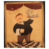 Cafe Wood sign
