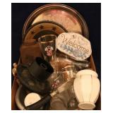 Tray lot of assorted items