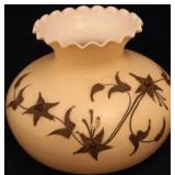 Antique Lampshade with overlay