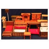 Group of Doll house furniture
