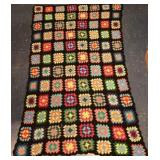 Vintage Handmade crochet blanket