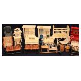 Group of assorted doll house furniture
