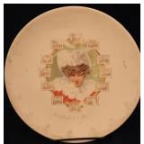 Antique Portrait Plate