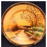 Hand Painted Nippon Plate