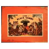 Vintage Game of Black Sambo Advertisement