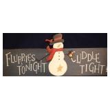 Wooden Christmas Sign