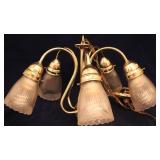 Brass Hanging Chandelier
