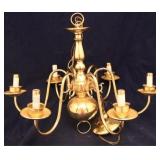 Brass Hanging Chandelier