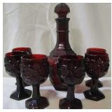 Red Avon - Decanter Set