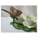 Herend Butterfly w/flowers Figurine - as is