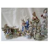 Set of 11 Occupied Japan Figurines