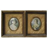 2 Vintage Photos in Frame