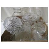 Box Lot of Assorted Glass Items