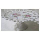 Bresden Rose Plate - footed