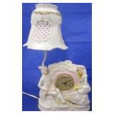 Porcelain Lamp - New Clock (Parlor Style)