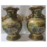 Pair of Royal Satsuma Vases