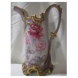 Hand Painted Nippon Pitcher - Purple