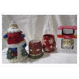 Group of Christmas Decor - as is