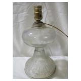 Glass Electric Oil Lamp - as is