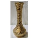 Hand Painted 18k Gold Vase