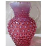 Fenton Hobnail Small Pitcher