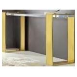 Modern History plexi slab console
