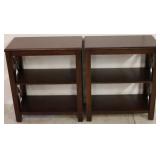 Pair of Butler 3 tier stands